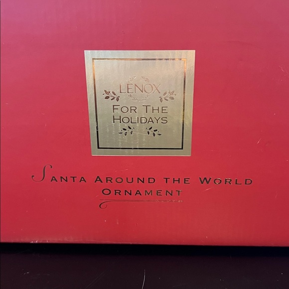 Lenox Santa Around the World Ornament - Picture 10 of 15